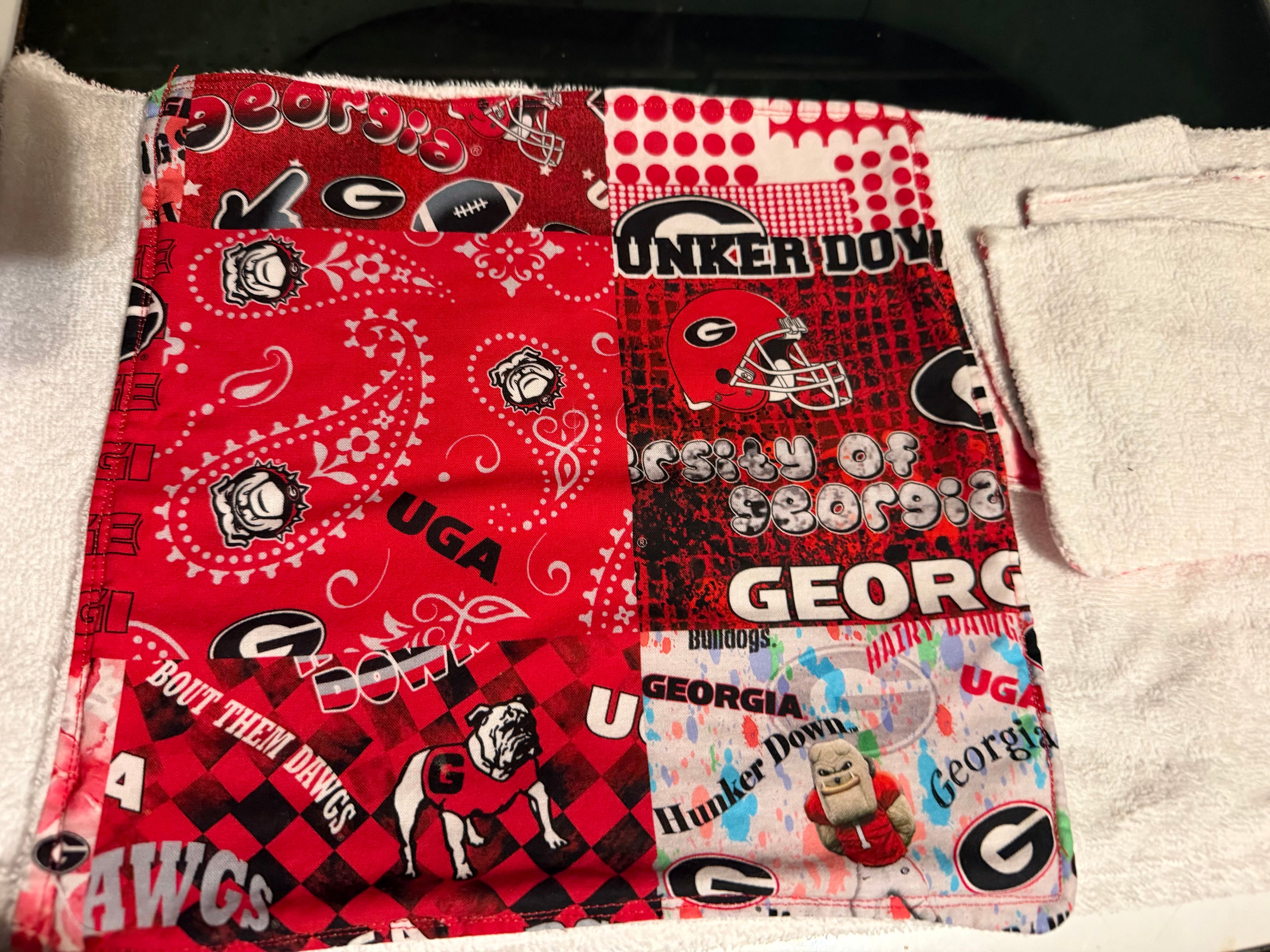 Georgia Bulldogs Reusable Paper Towel, Dish Towel, Hand Towels and More!