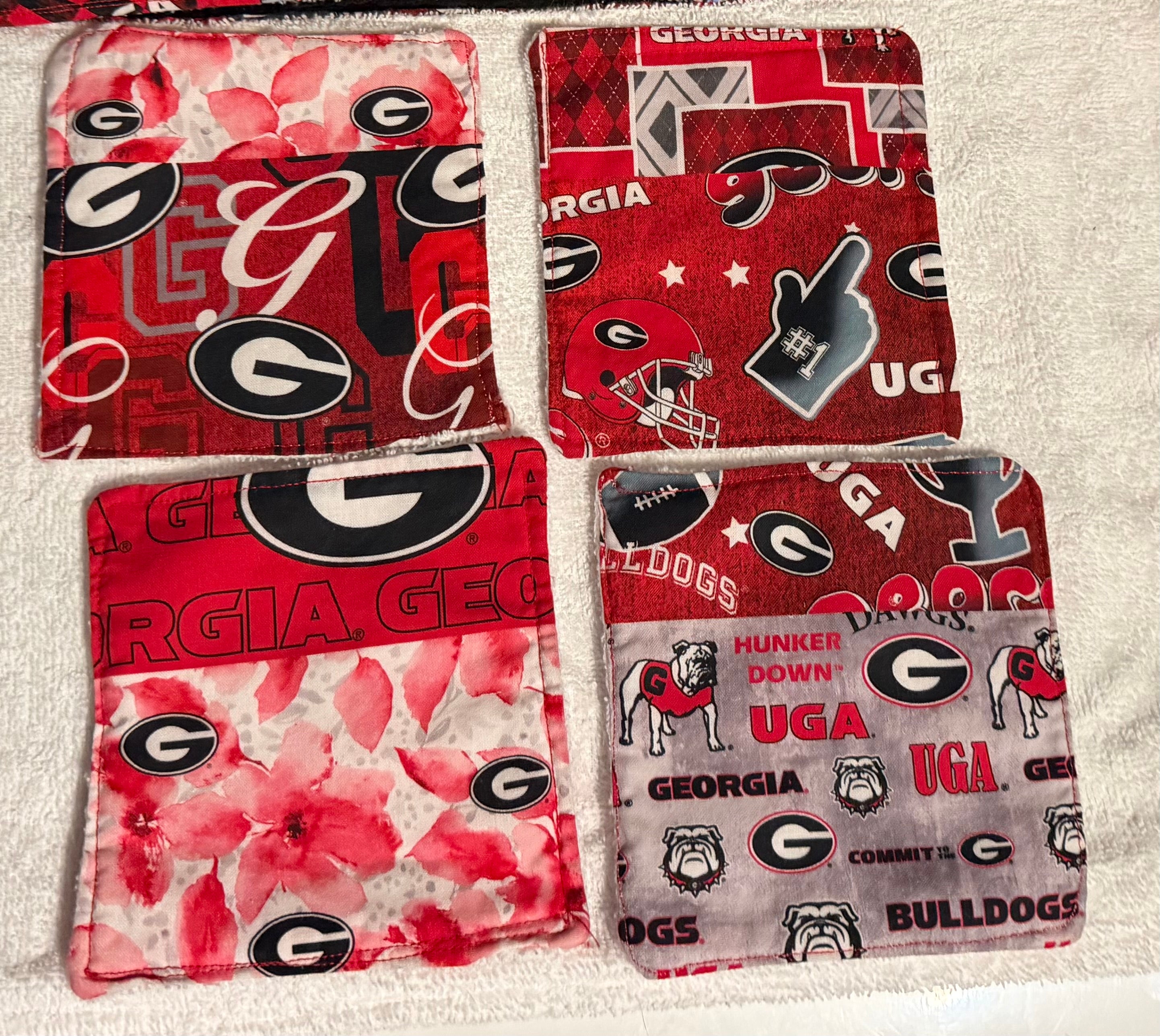 Georgia Bulldogs Reusable Paper Towel, Dish Towel, Hand Towels and More!