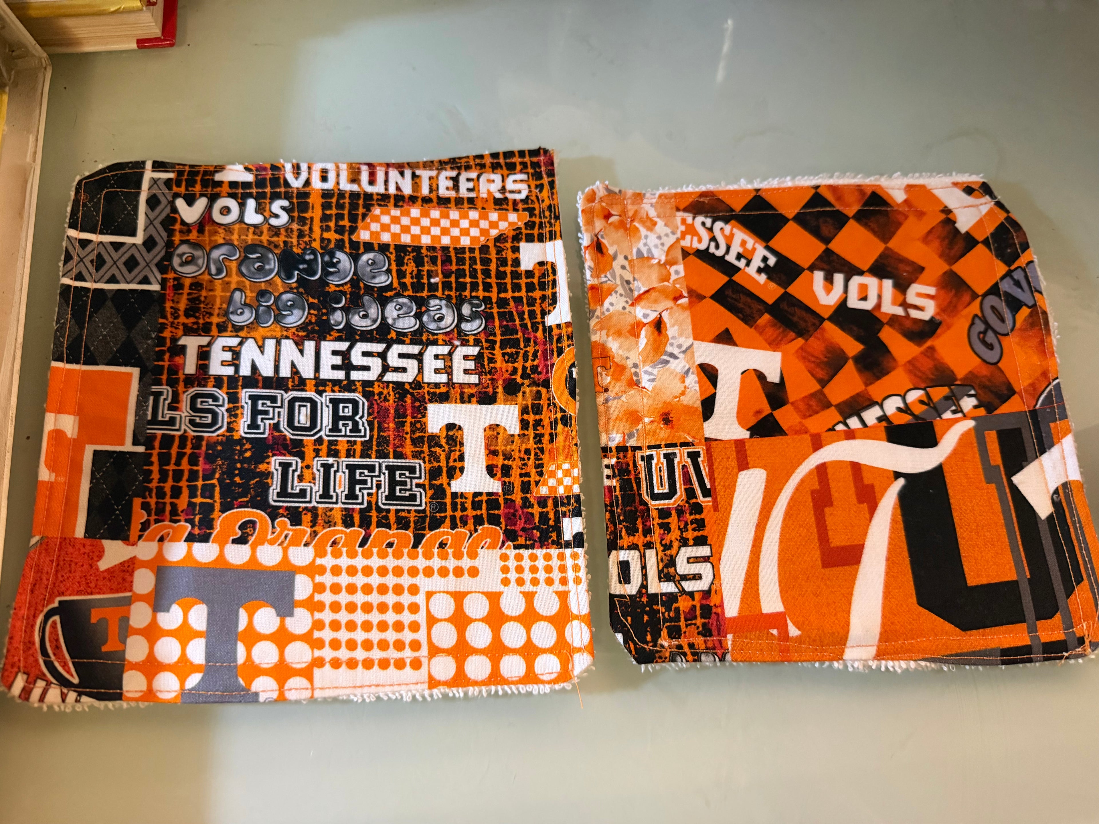 Tennessee Vols Reusable Paper Towels, Dish Towels, Hand Towels!